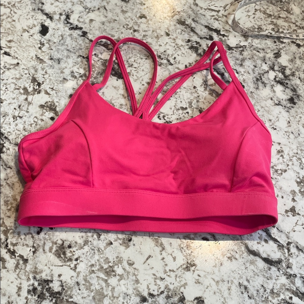 Women's Pink Sports Bra